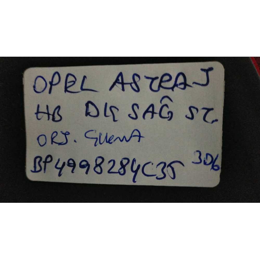 OPEL ASTRA J HB ORJINAL ÇIKMA DIŞ SAĞ STOP LAMBASI BP4998284C35 3D6